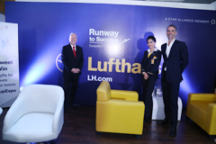 L to R- Wolfgang Will, Senior Director South Asia, Lufthansa, Alexander Schlaubitz, VP, Marketing, Lufthansa