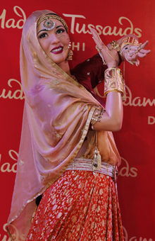 Madhubala's figure for Madame Tussauds Delhi-