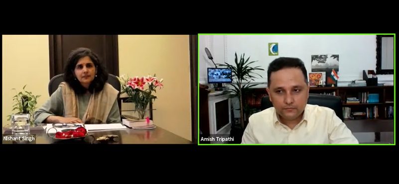 Amish Tripathi on ancient Indian heritage and culture, at the INTACH webinar